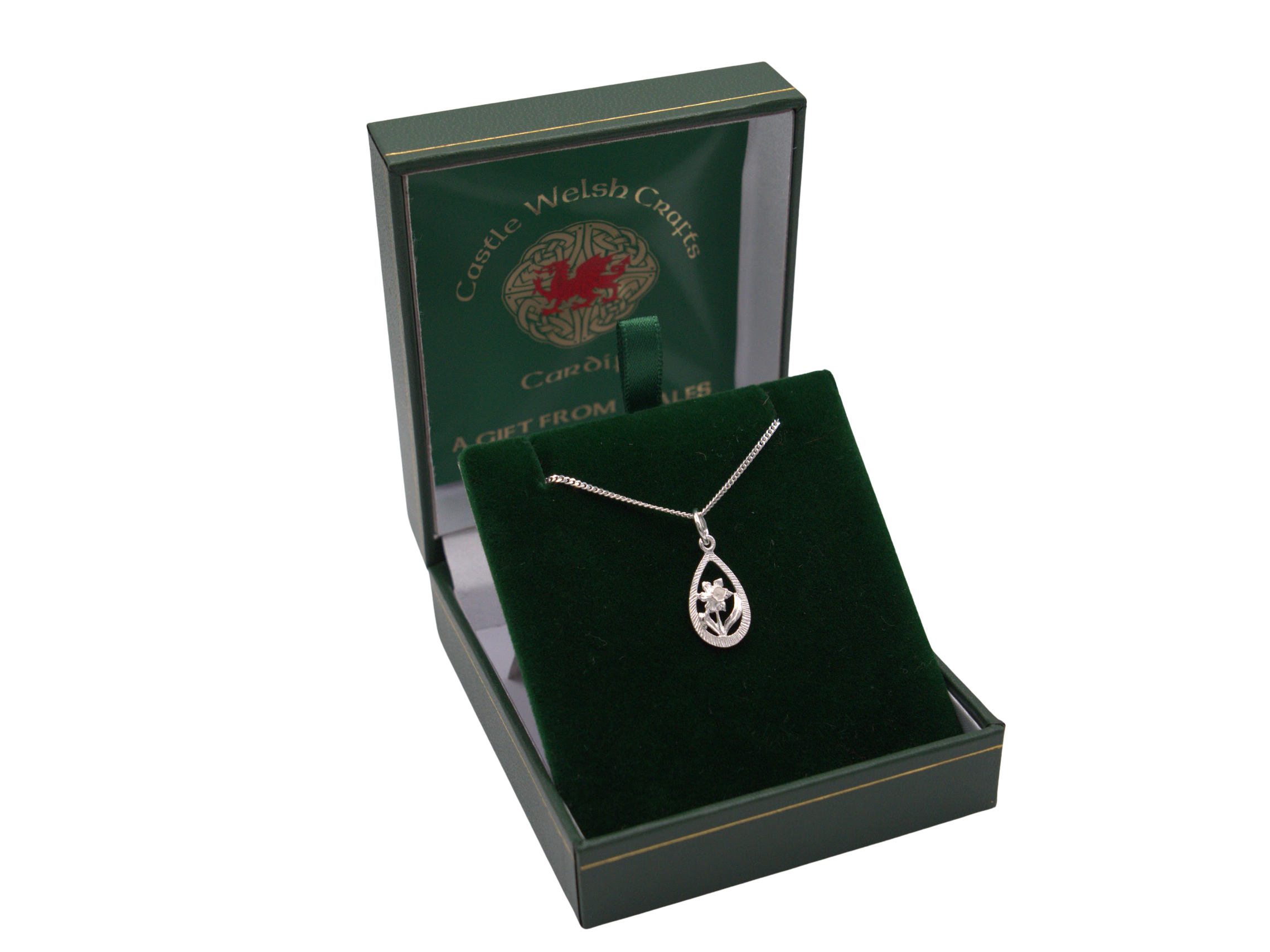 Oval Daffodil Necklace