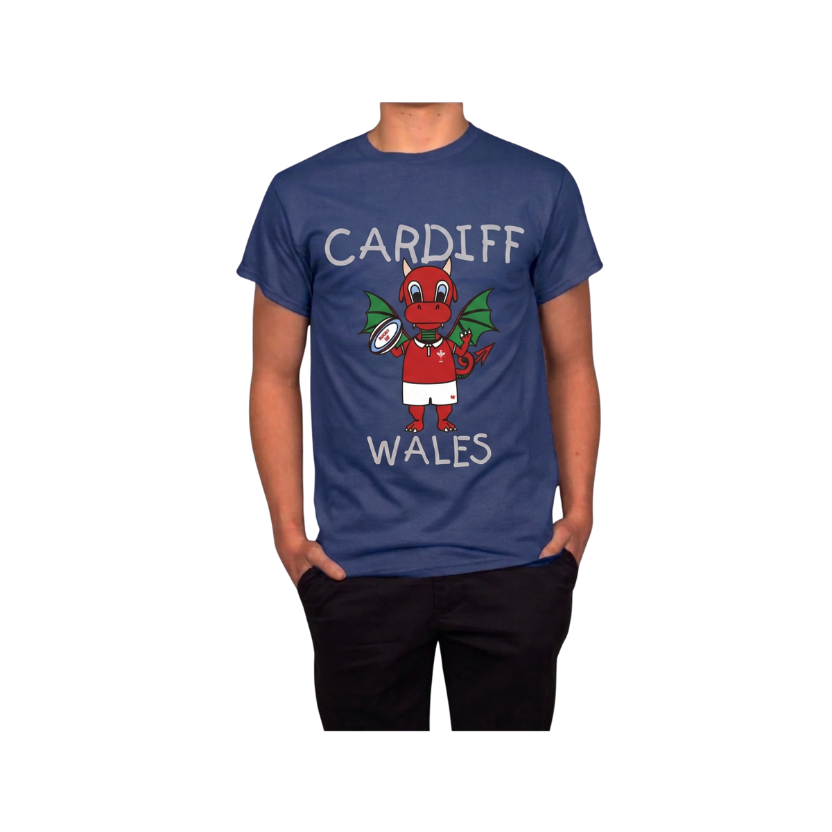 Cardiff Wales Sports Top (Football & Rugby)