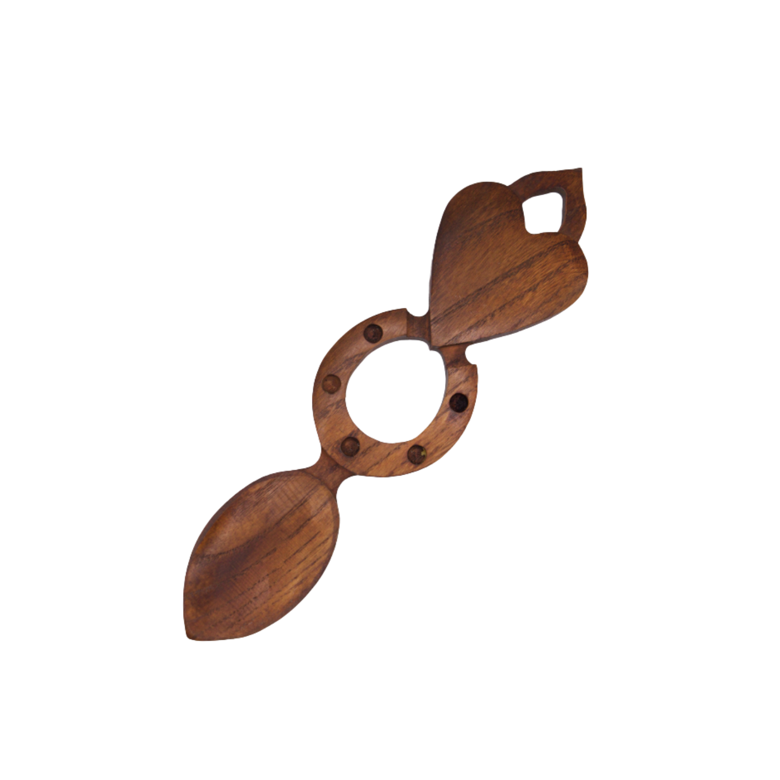 Heart and Horseshoe Welsh Love Spoon