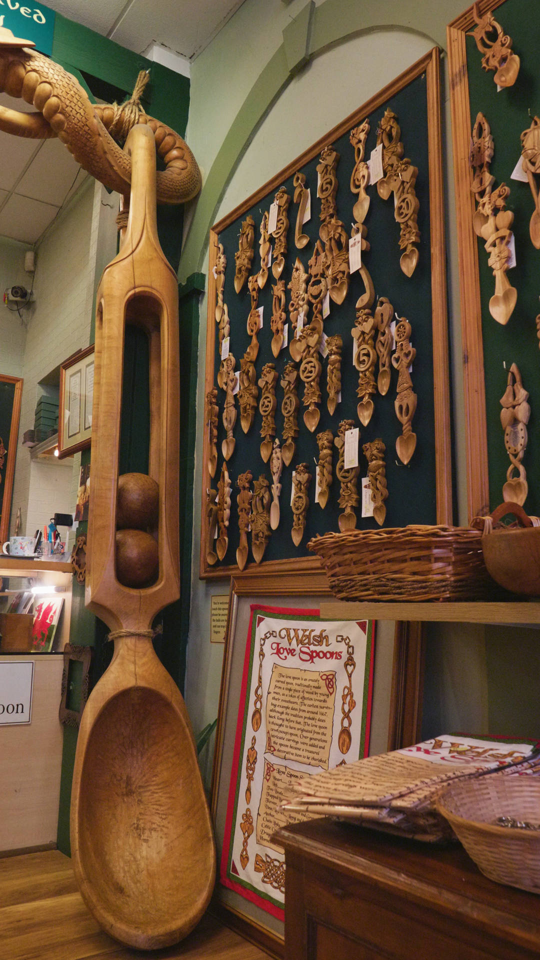 Welsh Lovespoon Replica of the World's Largest Lovespoon