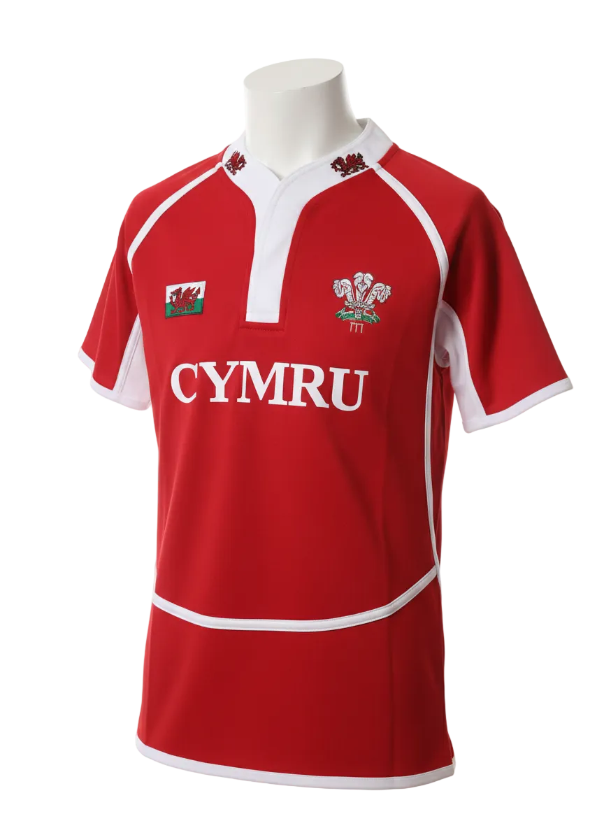 Cymru Kids Cool Dry Rugby Top