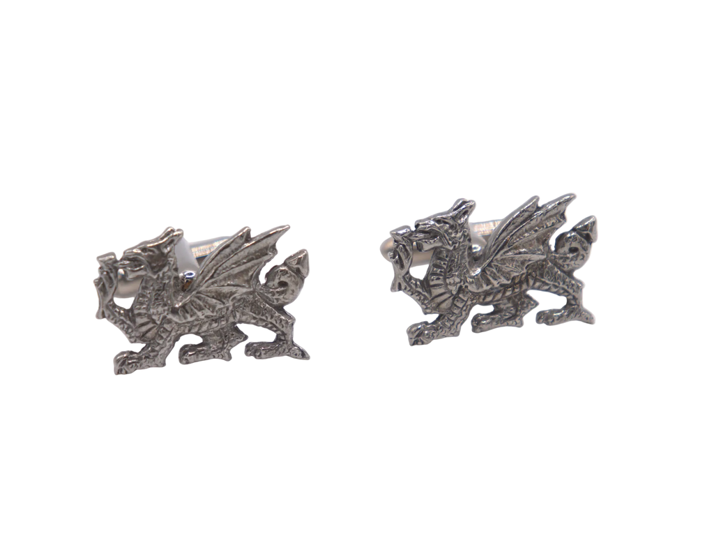 A.E Williams Pewter Dragon Cufflinks