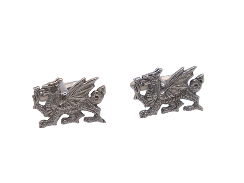 A.E Williams Pewter Dragon Cufflinks