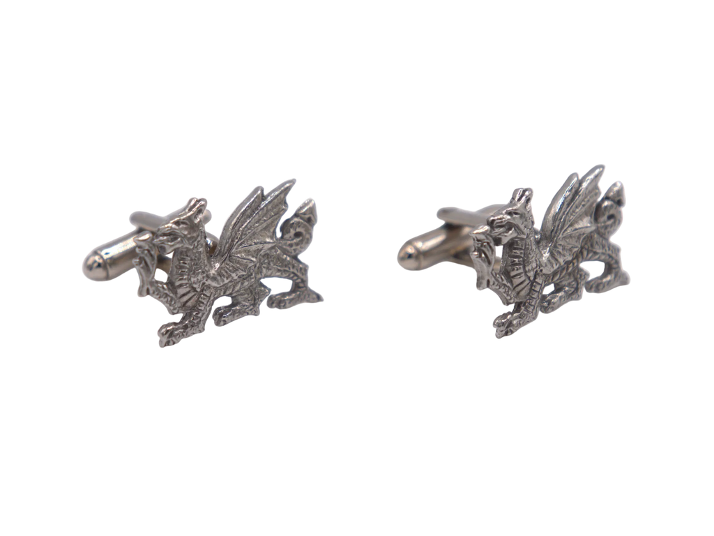 A.E Williams Pewter Dragon Cufflinks