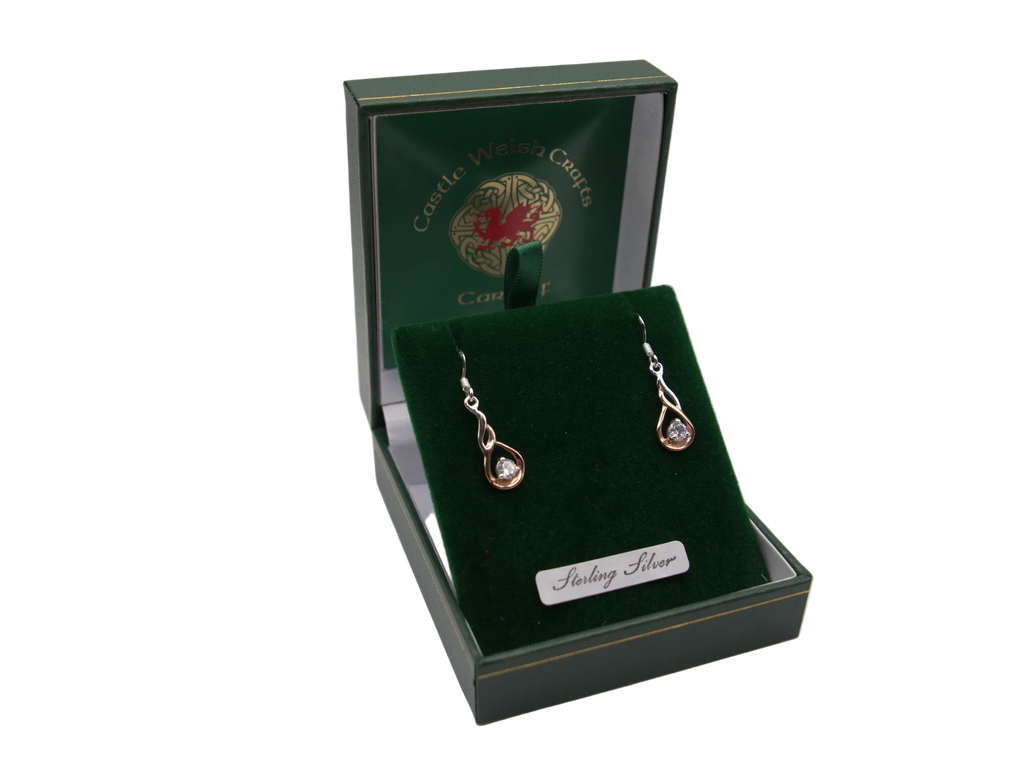 Celtic Twist Diamanté Earrings