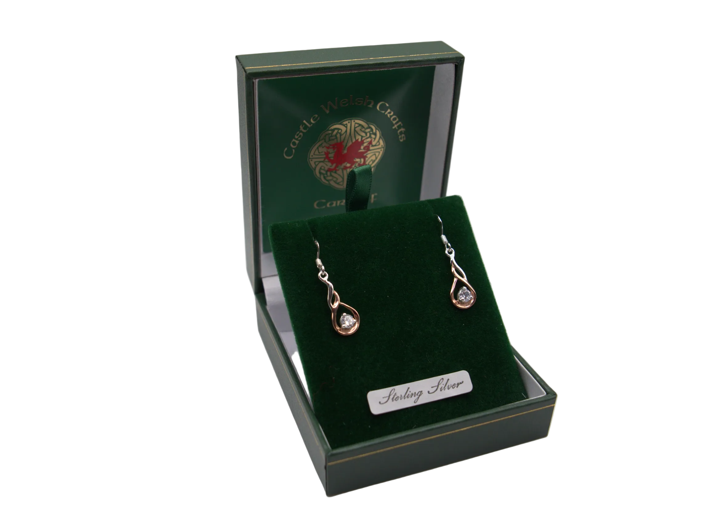 Celtic Twist Diamanté Earrings