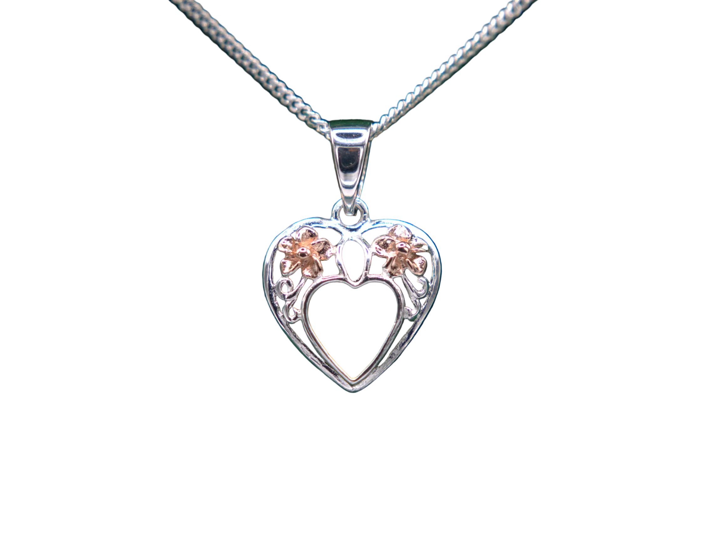 Heart & Daffodil Necklace
