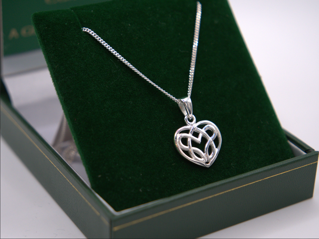 Celtic Heart Knot Necklace