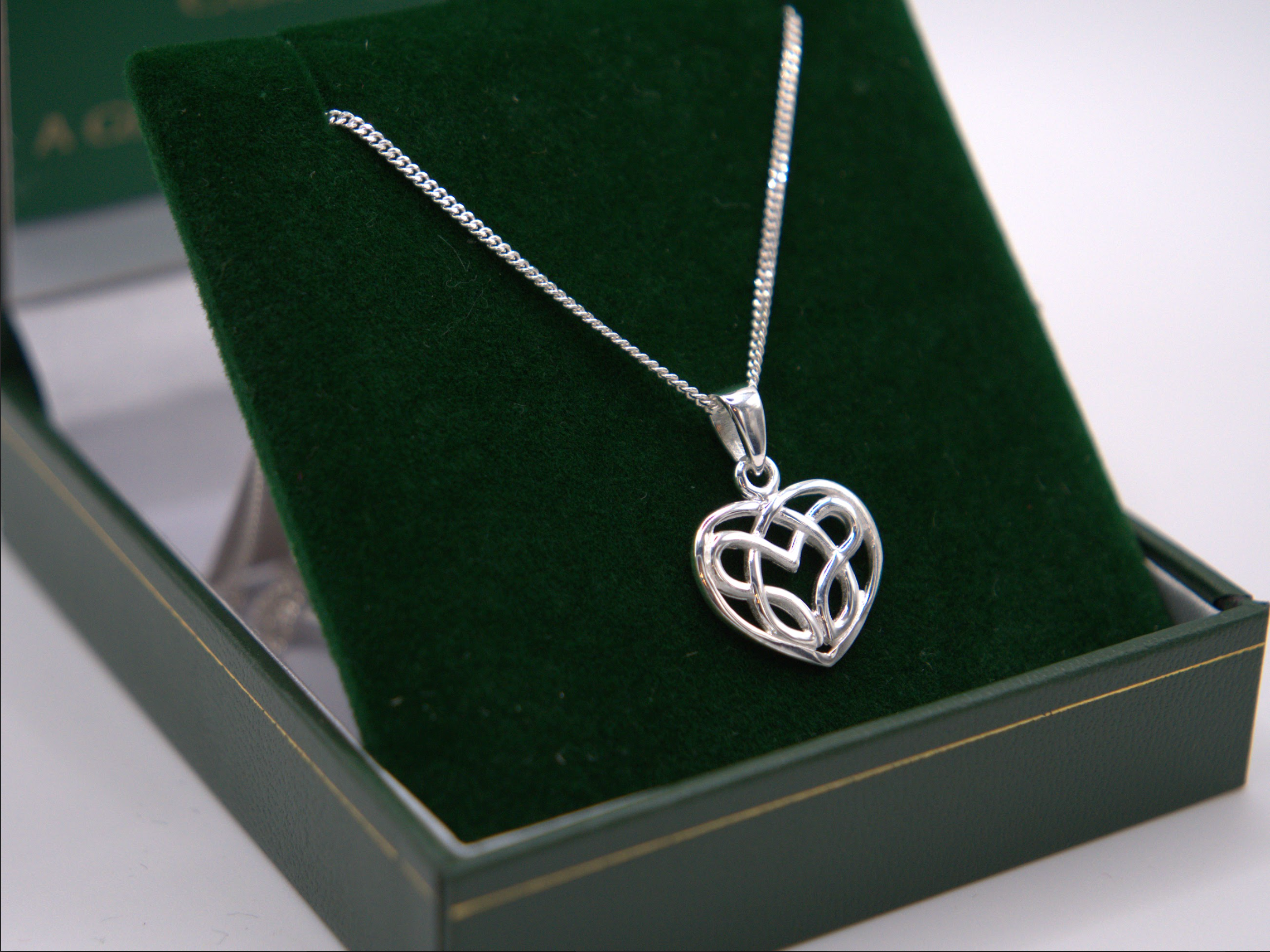 Celtic Heart Knot Necklace