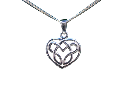 Celtic Heart Knot Necklace