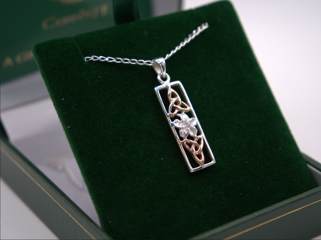 Celtic Knot & Daffodil Necklace