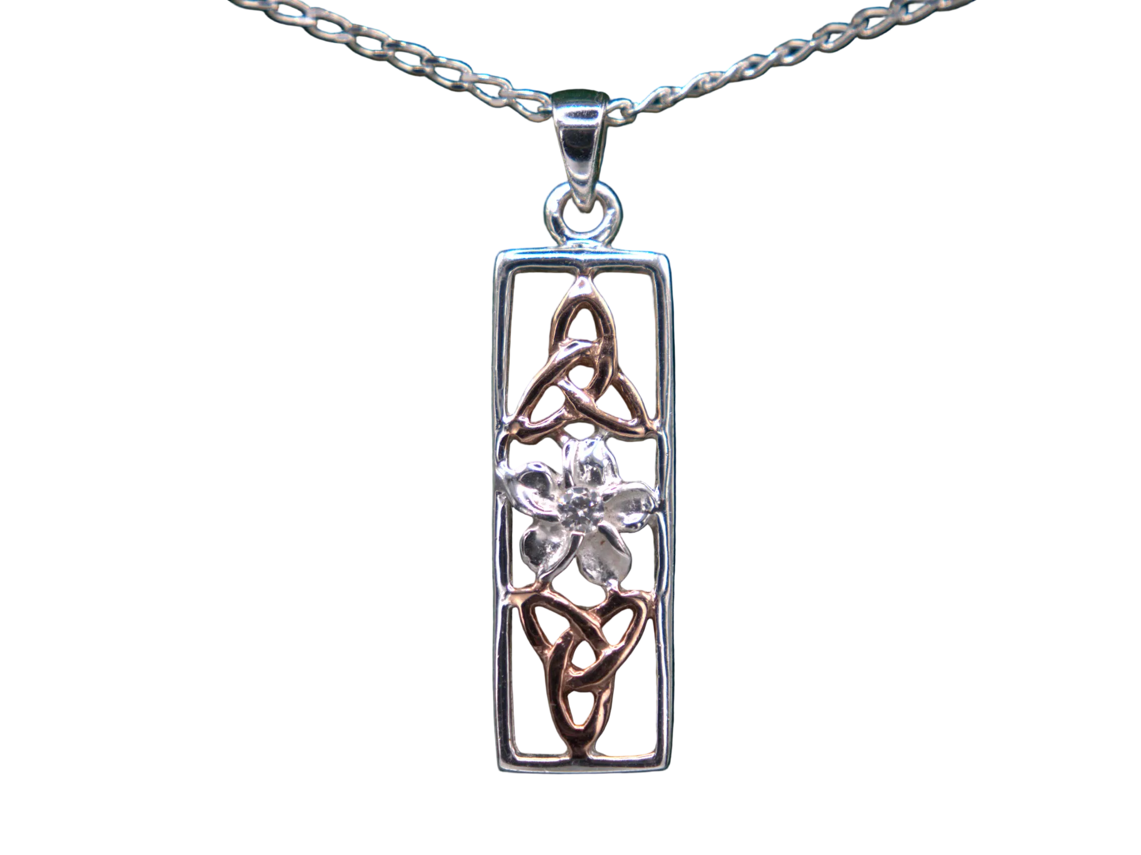 Celtic Knot & Daffodil Necklace