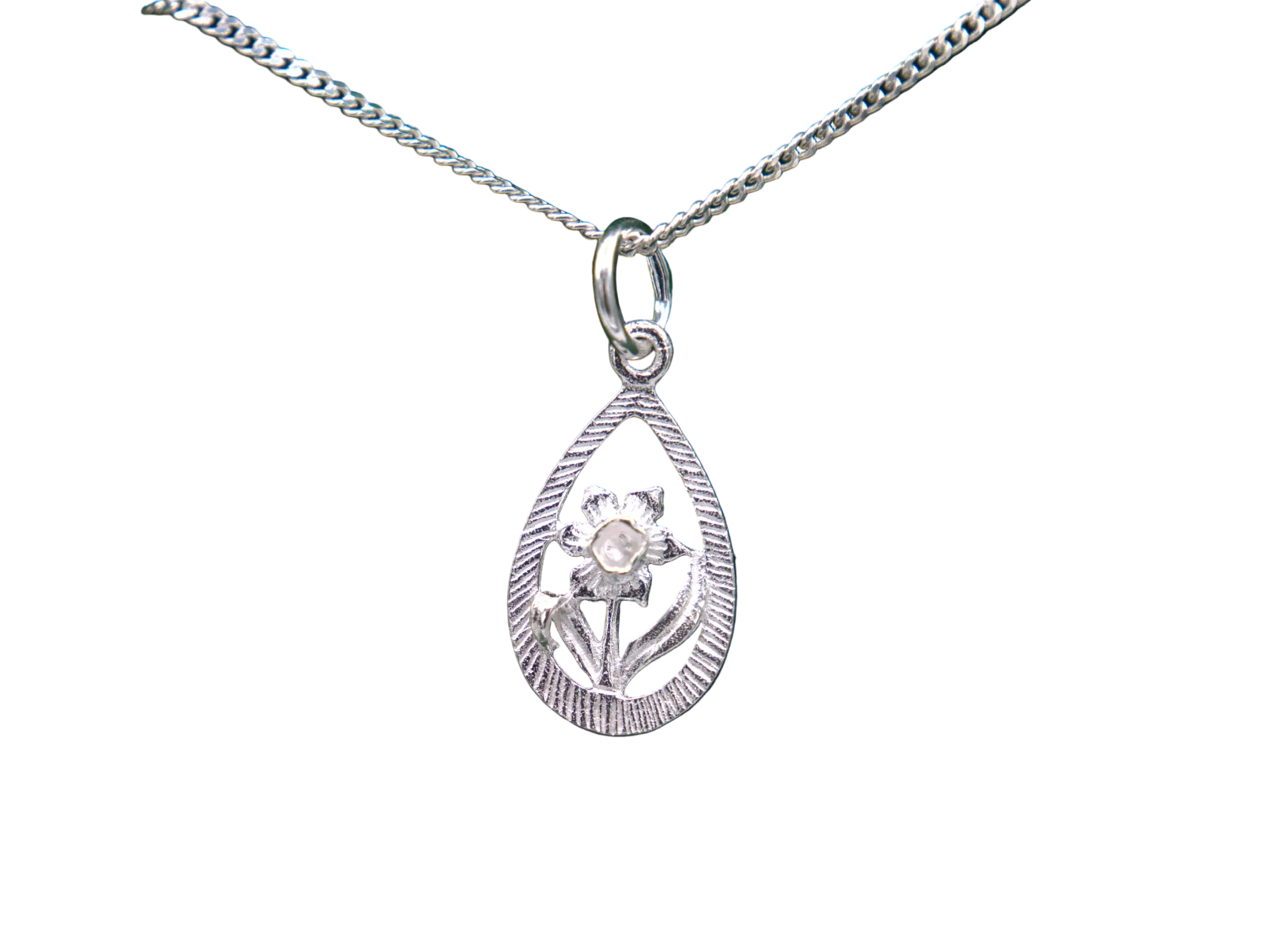 Oval Daffodil Necklace