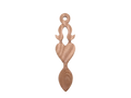 Welsh Love Spoon with Knot and Heart