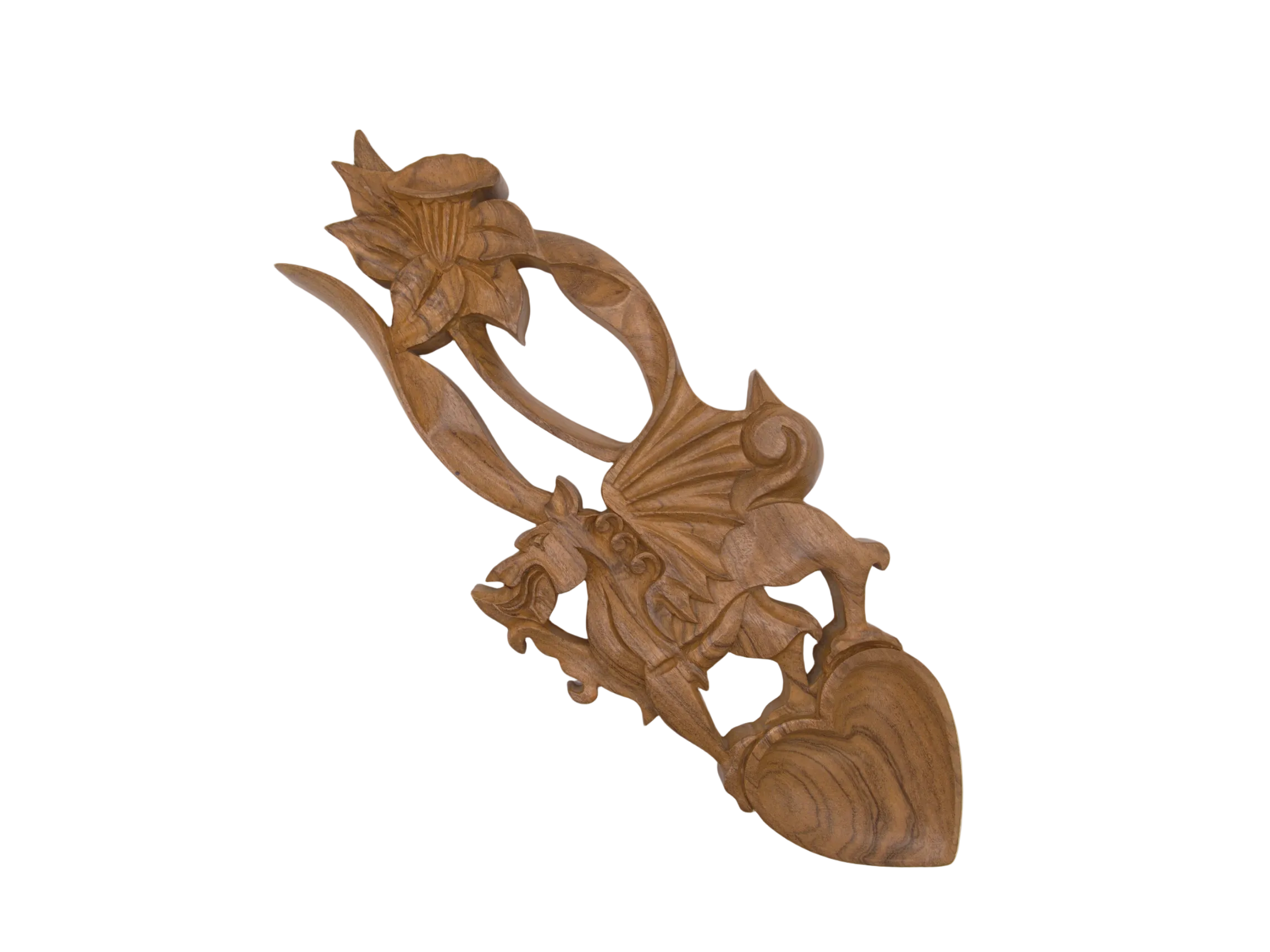 Welsh Dragon and Daffodil Love Spoon