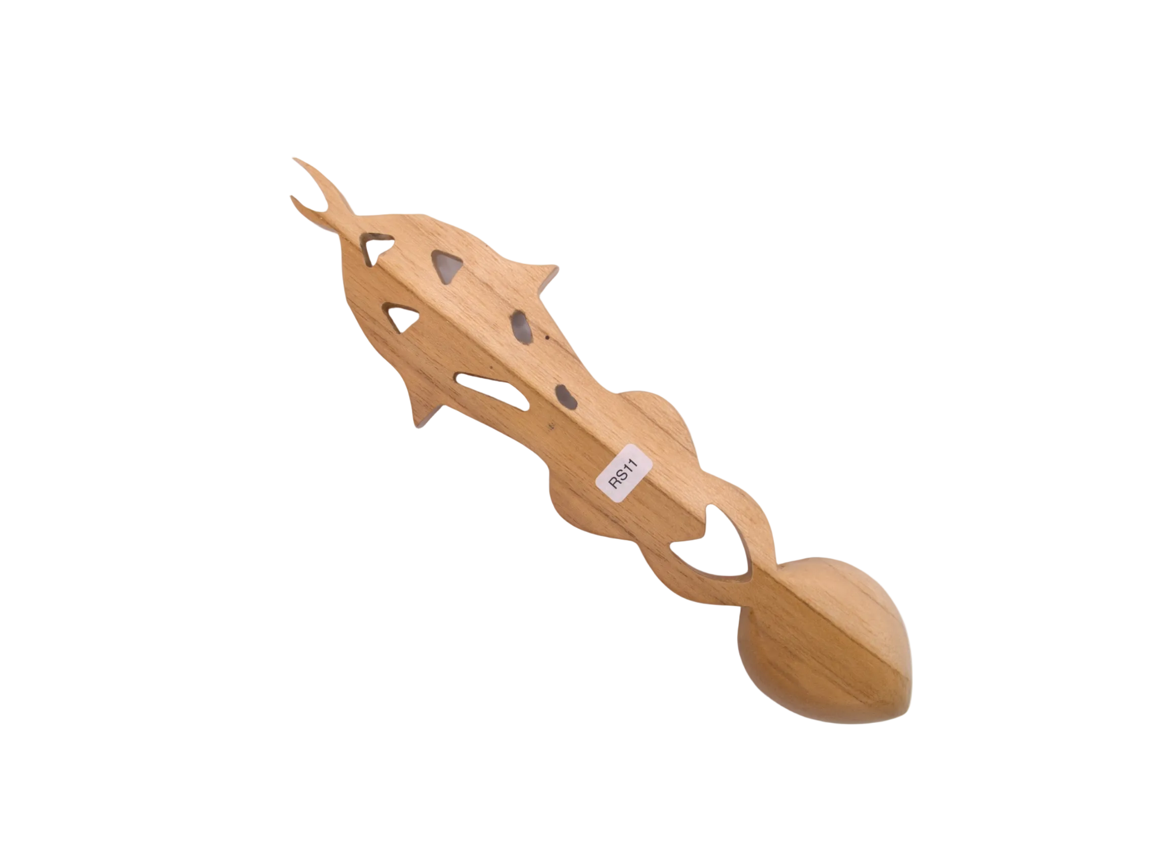 Daffodil and Heart Welsh Love Spoon