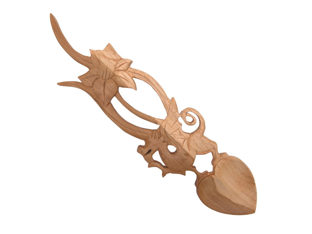 Welsh Dragon & Daffodil Love Spoon