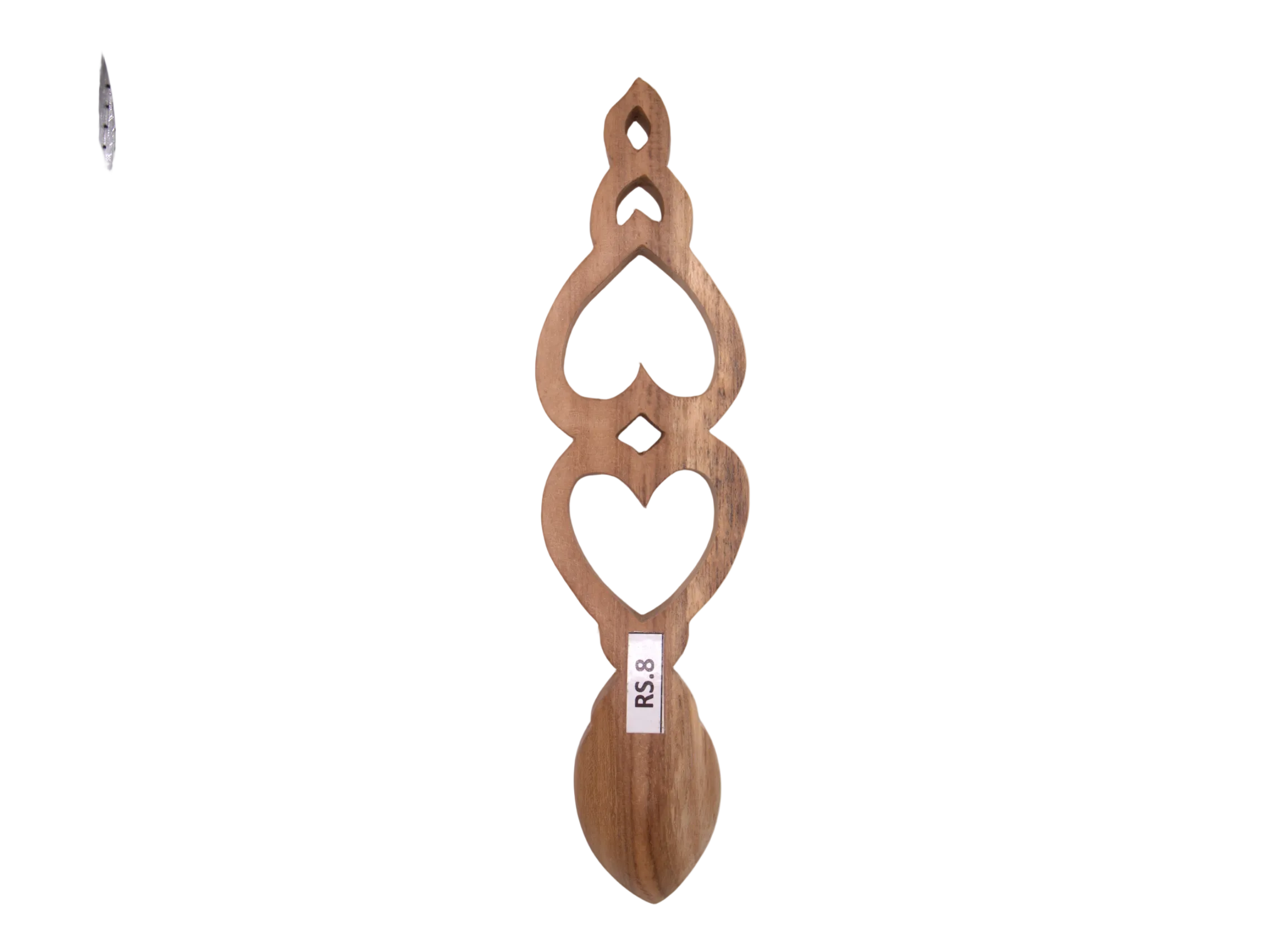 Parallel Hearts Welsh Love Spoon