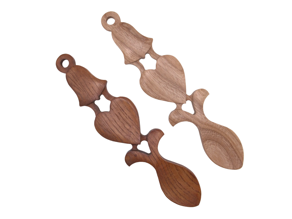Heart & Bell Welsh Love Spoon