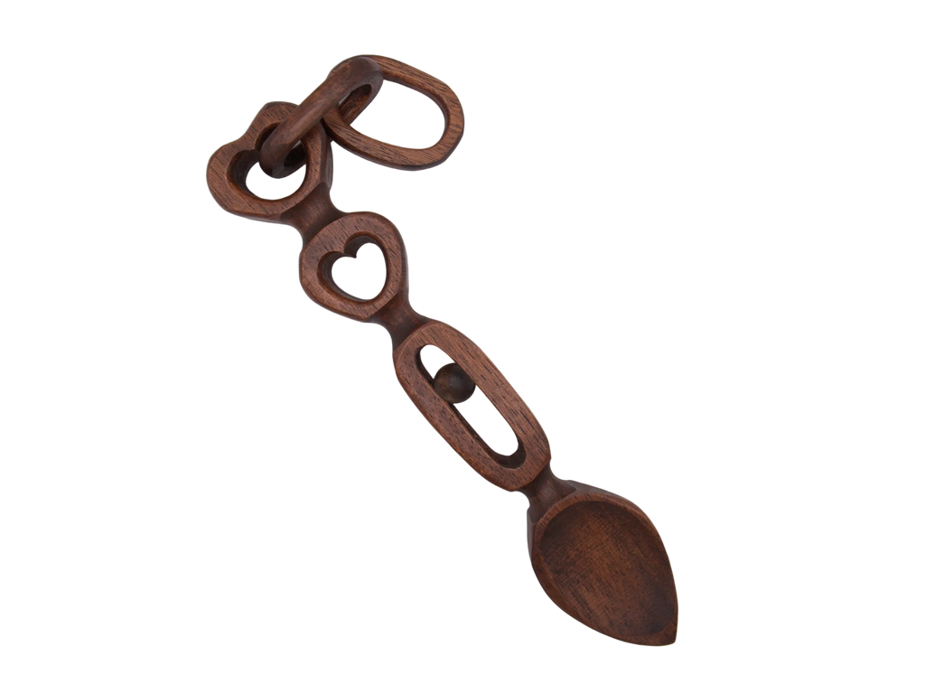 Pageant Heart and Balls Welsh Love Spoon