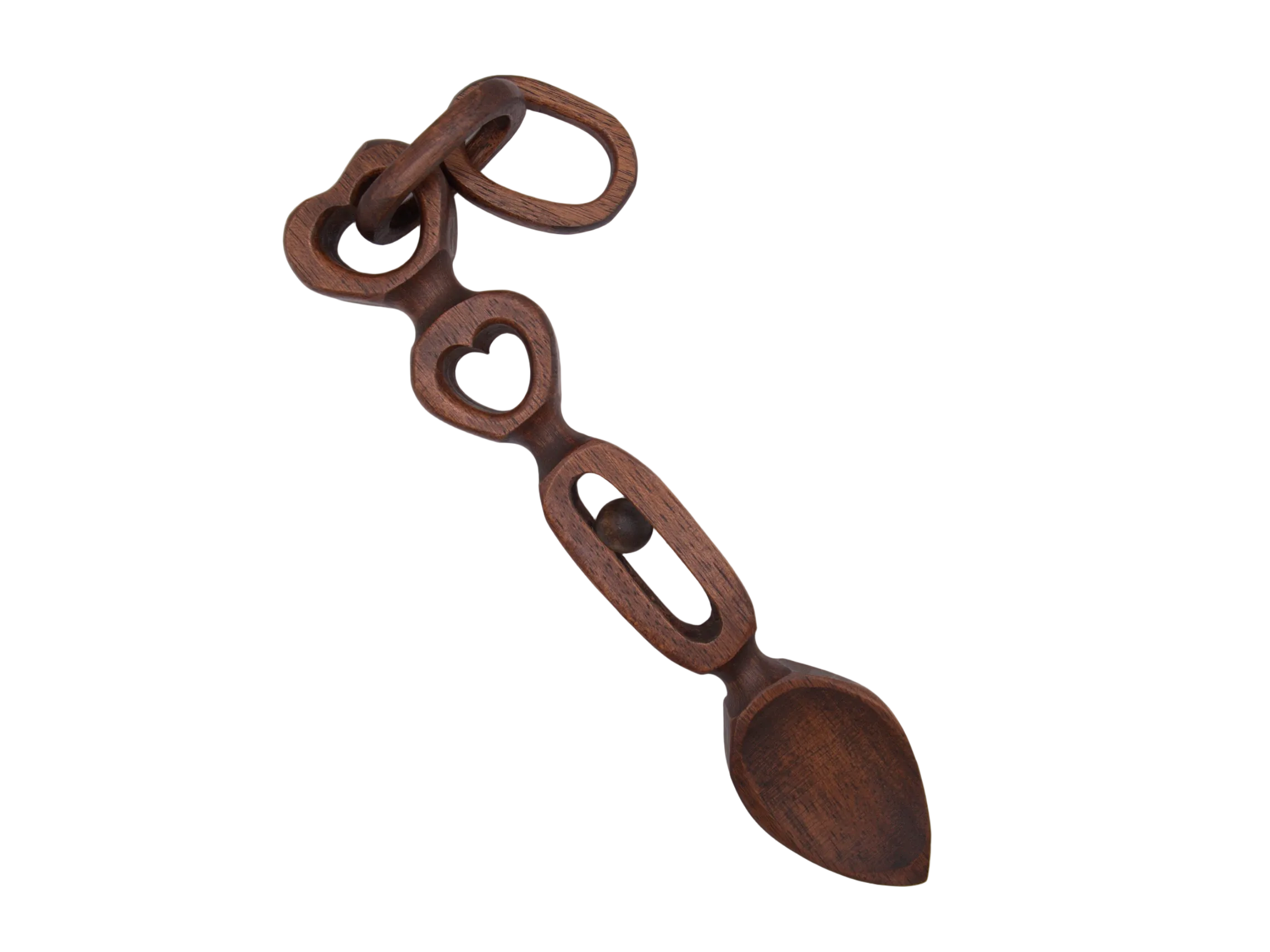 Pageant Heart and Balls Welsh Love Spoon