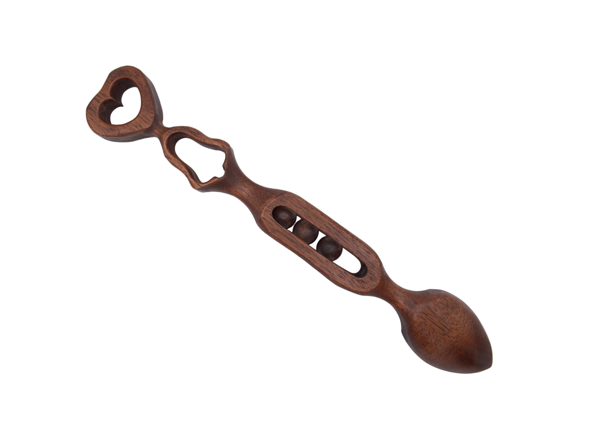 Pageant Heart and Balls Welsh Love Spoon