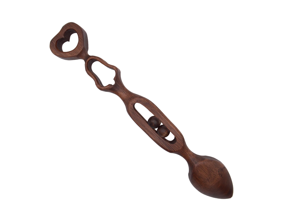 Pageant Heart and Balls Welsh Love Spoon