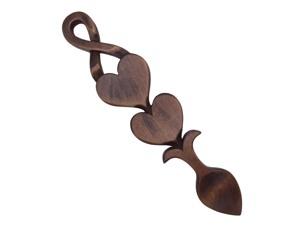 Two Hearts Welsh Love Spoon