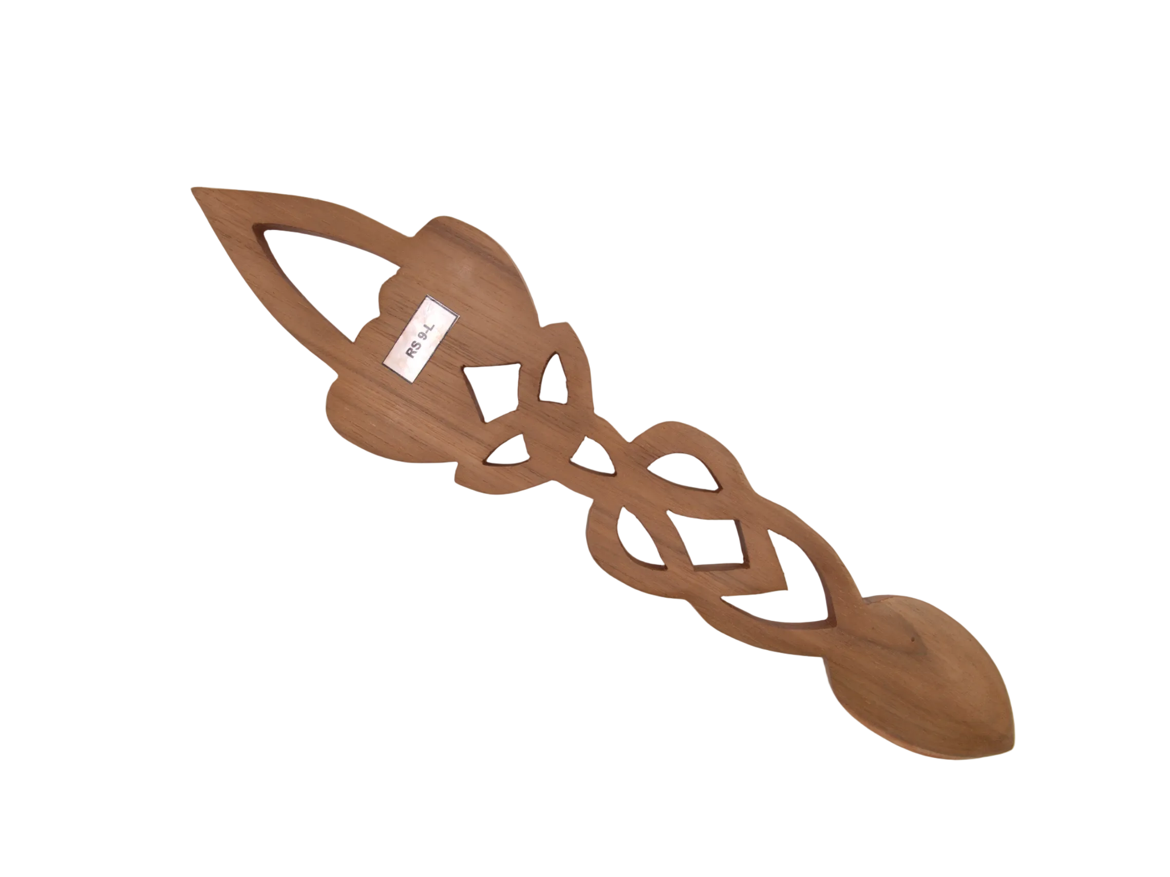 Two Hearts & Celtic Knot Welsh Love Spoon