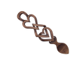 Interlocking Hearts and Diamond Welsh Love Spoon