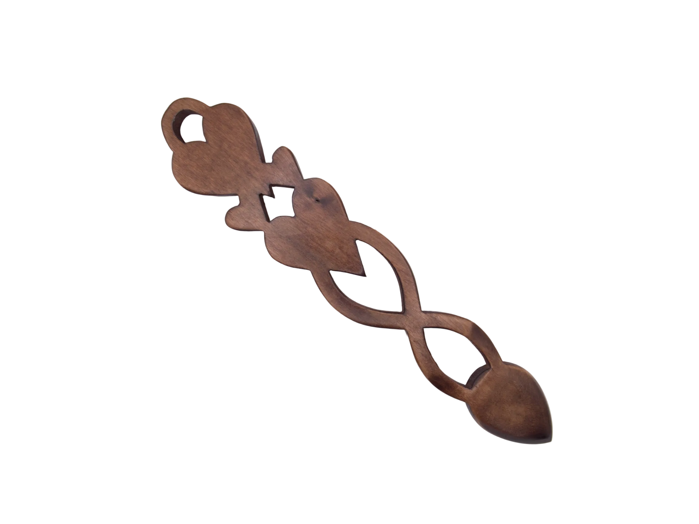 Four Hearts Welsh Love Spoon