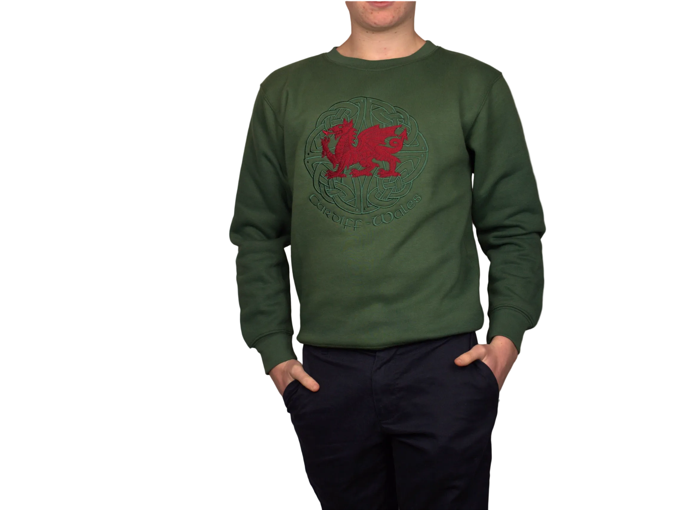Unique Welsh Dragon Celtic Sweatshirt