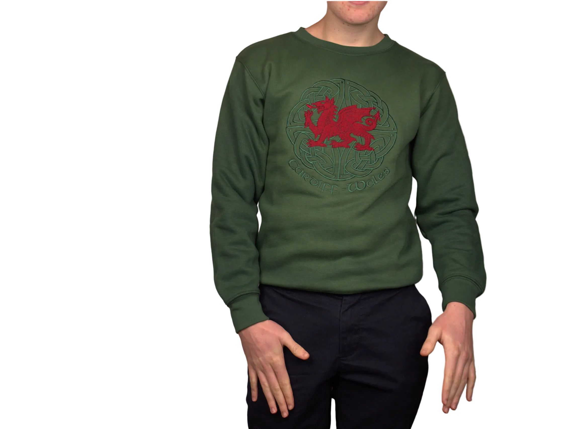 Unique Welsh Dragon Celtic Sweatshirt