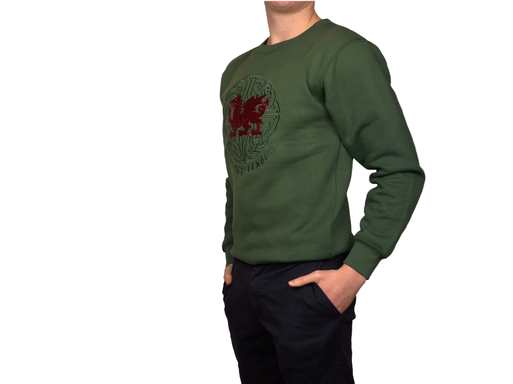 Unique Welsh Dragon Celtic Sweatshirt