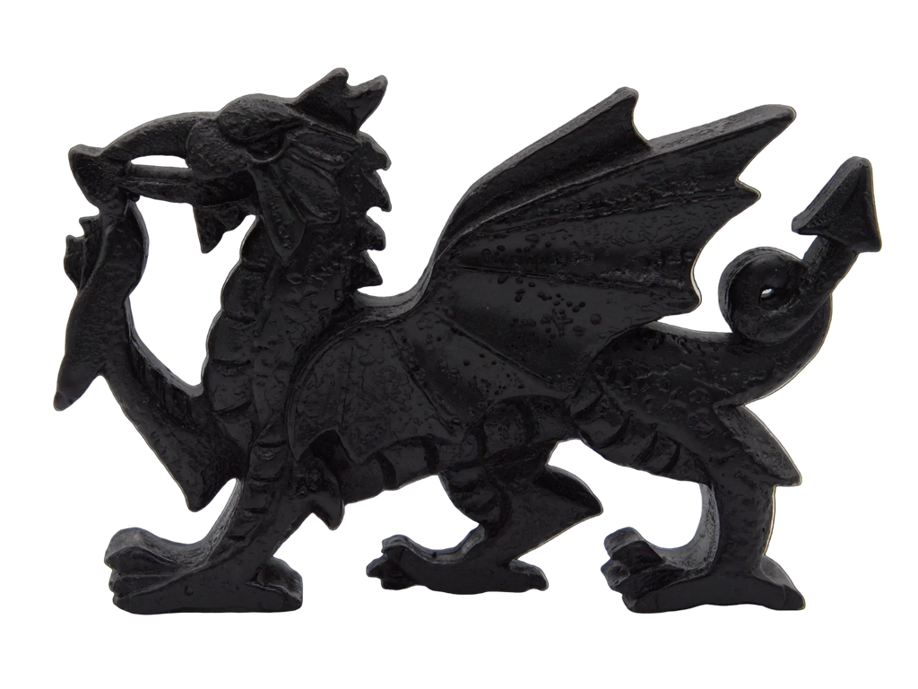 Large Coal Dragon Ornament