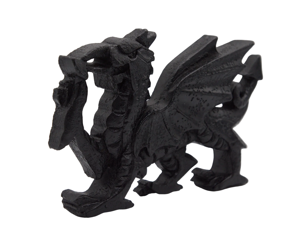 Large Coal Dragon Ornament