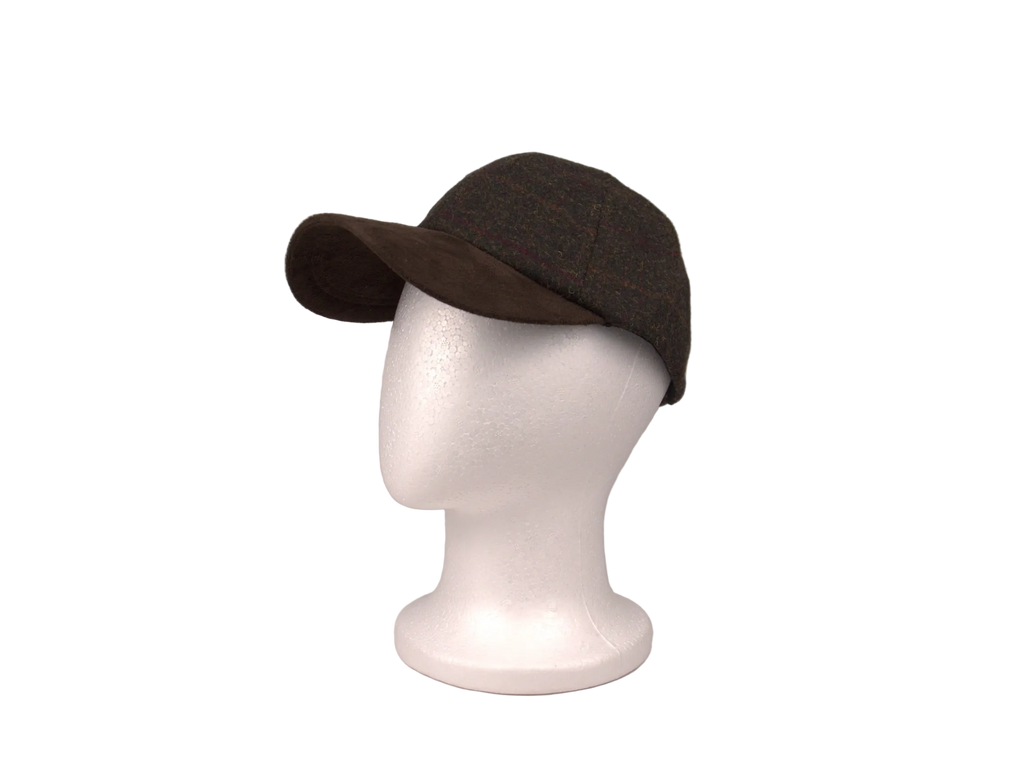 Brown Tweed Cap