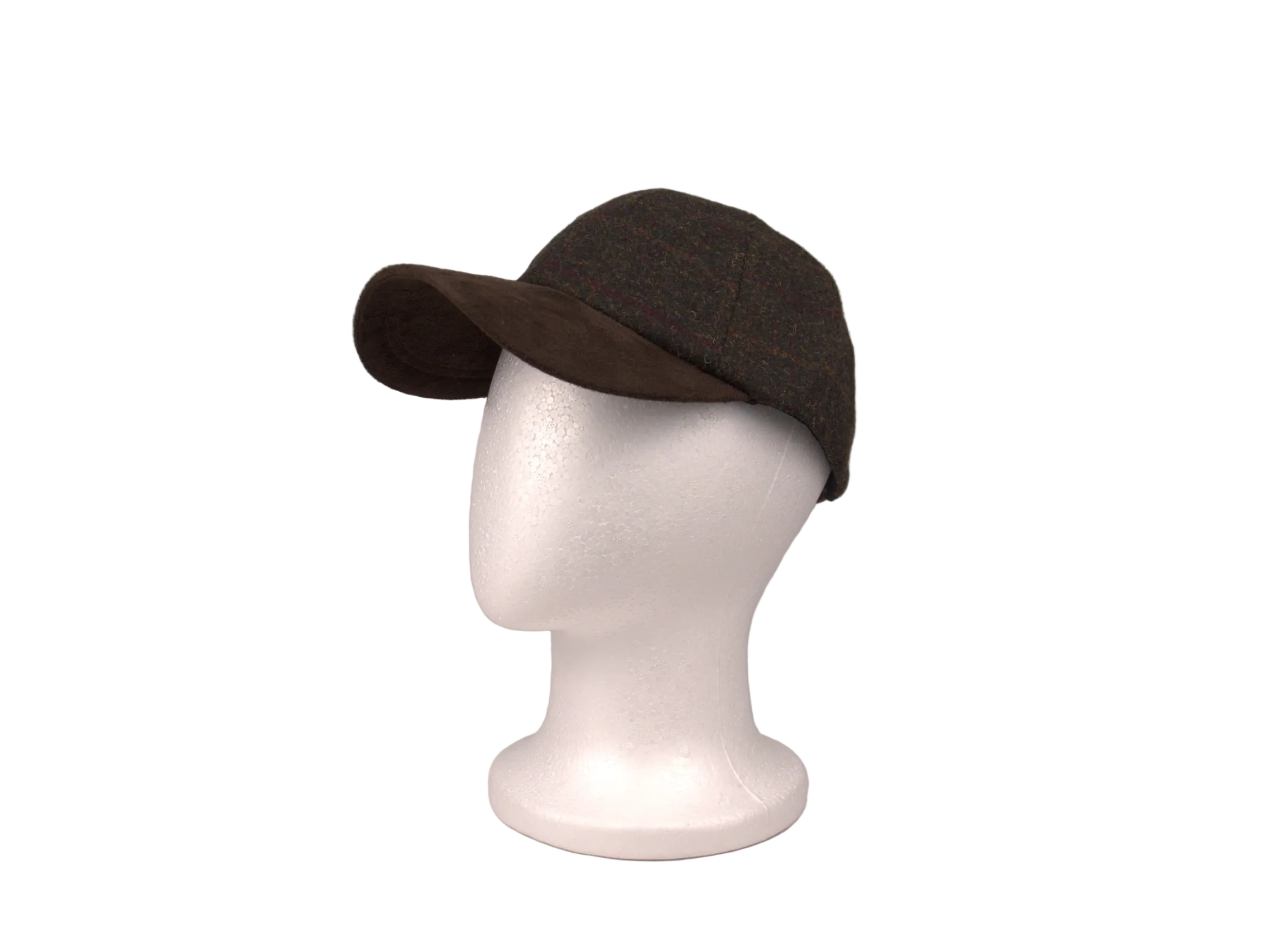 Brown Tweed Cap