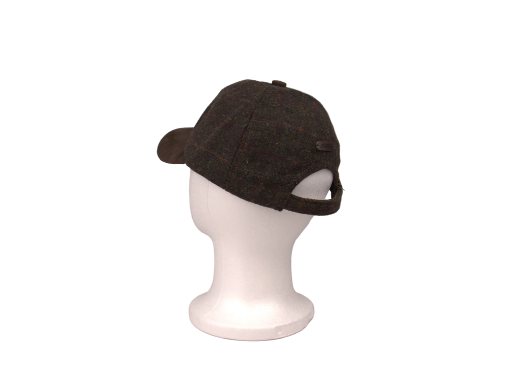 Brown Tweed Cap
