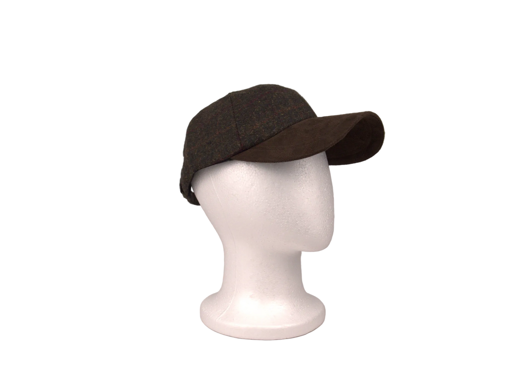 Brown Tweed Cap