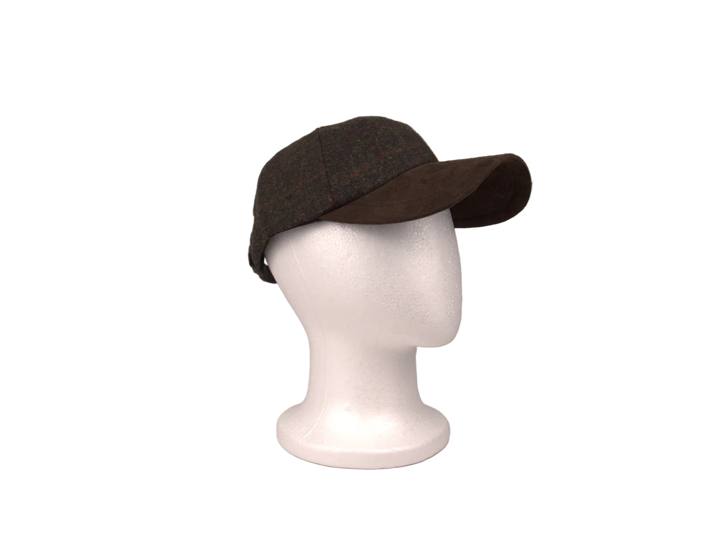 Brown Tweed Cap