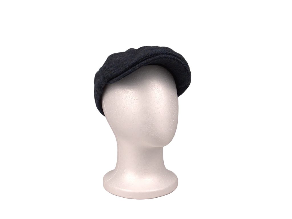 Navy Flat Cap