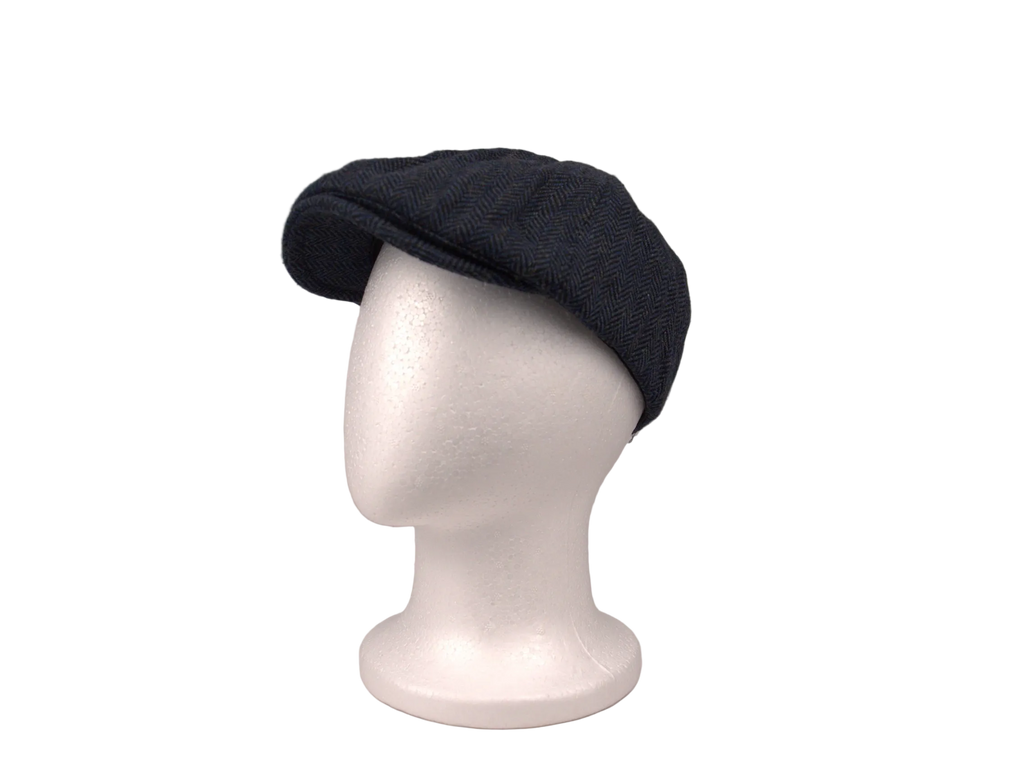 Navy Flat Cap