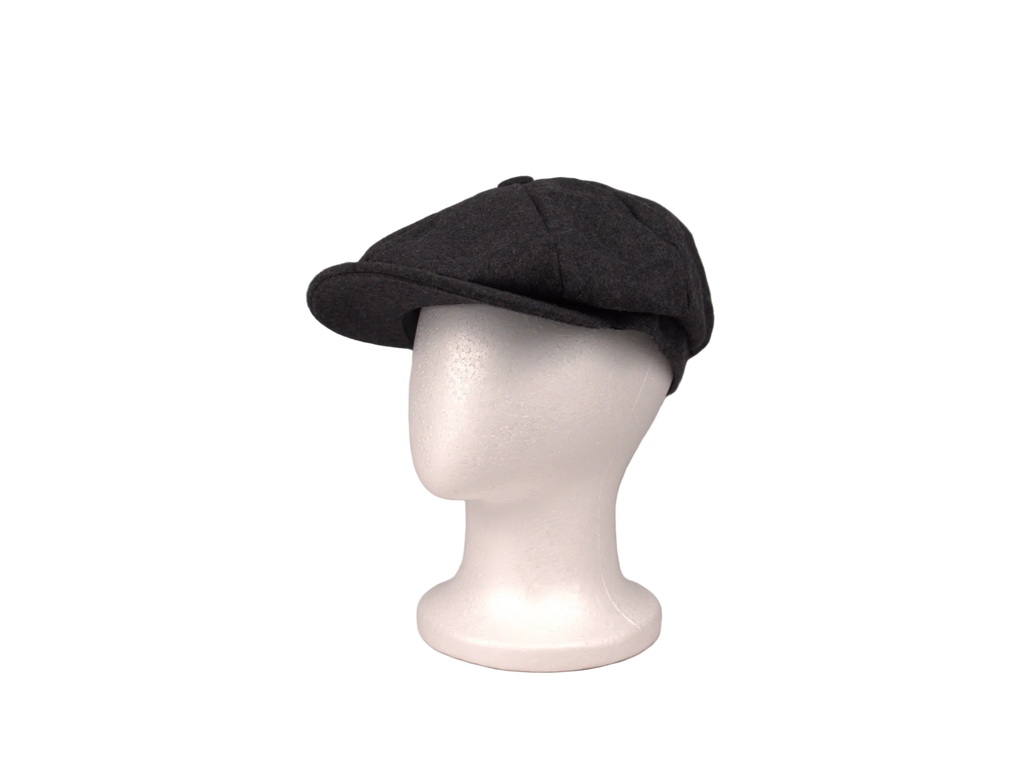 Dark Grey Flat Cap