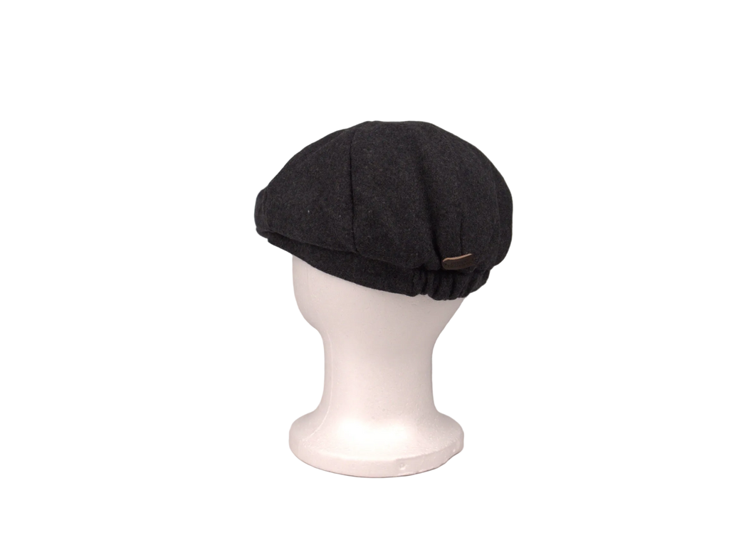 Dark Grey Flat Cap