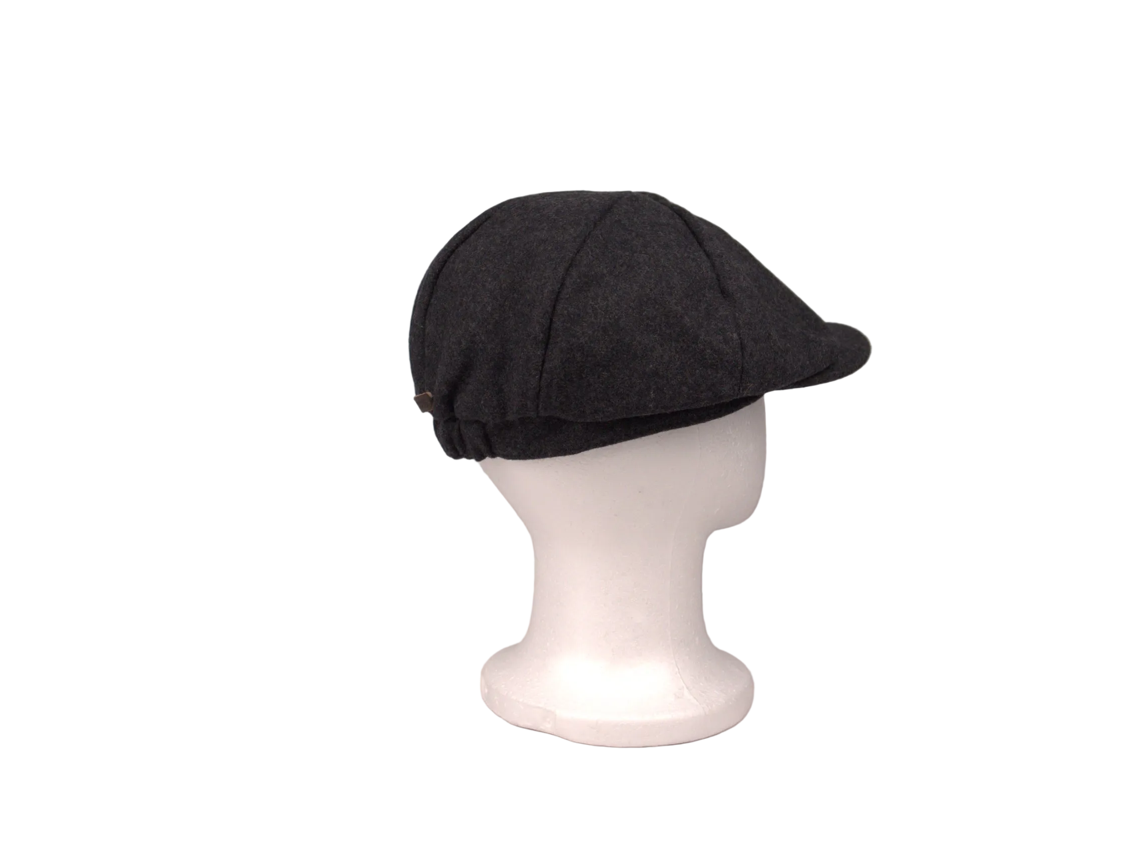 Dark Grey Flat Cap