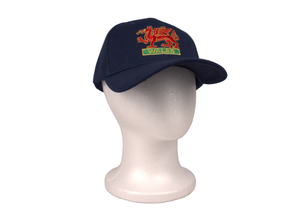 Navy Wales Dragon Baseball Cap