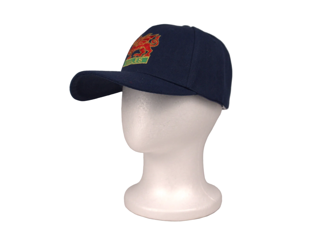 Navy Wales Dragon Baseball Cap