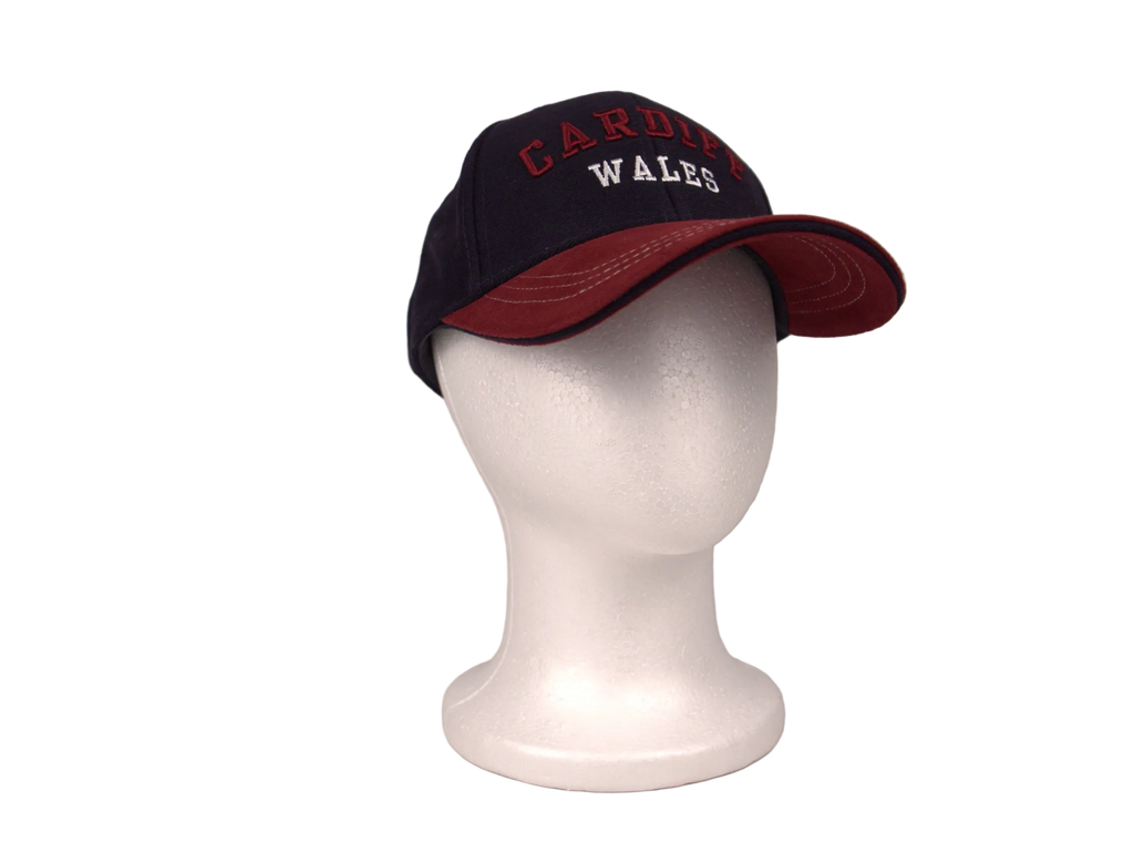 Cardiff Wales Navy & Maroon Baseball Cap
