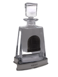 A.E Williams Cardiff Castle Pewter & Glass Decanter
